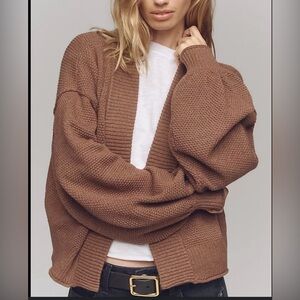 Anthropologie Livvy Waffle Knit Cardigan